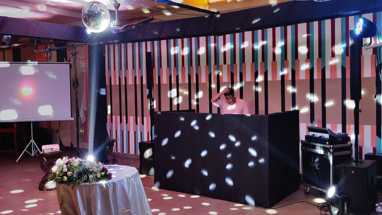 dj party setup