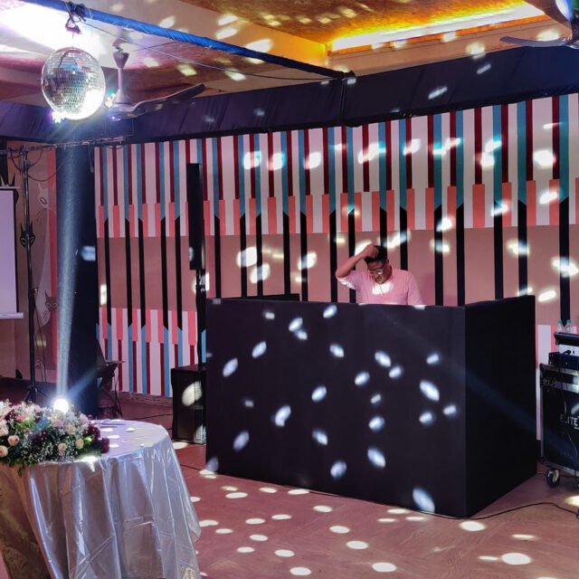 dj party setup